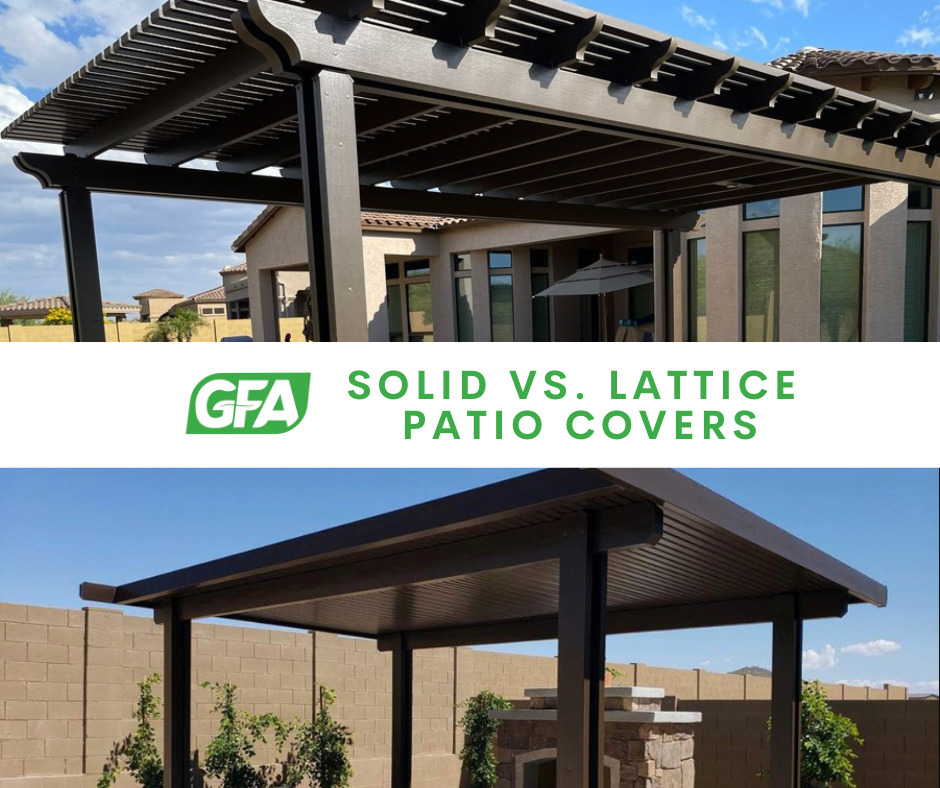Solid vs. Lattice Patio Covers: Which Is Right for Your Outdoor Space?