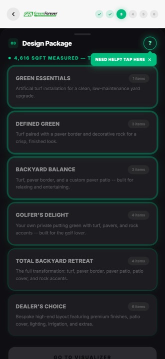Choose a design package