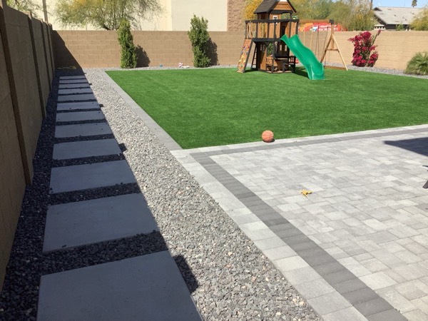 Arizona backyard transformation — before and after by Green Forever Arizona